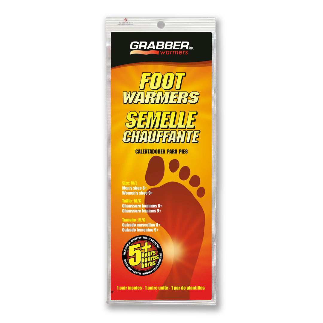 Grabber® M/L Insole Foot Warmers | 30 Pack