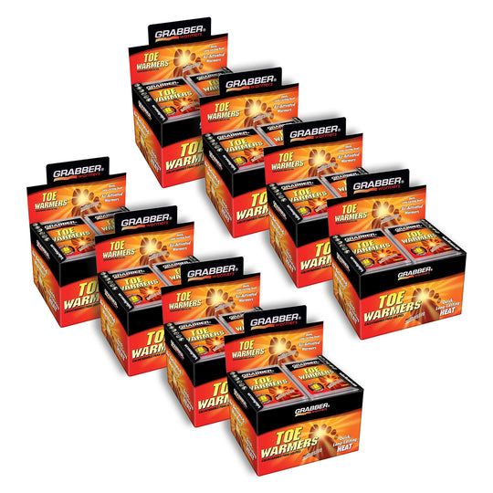 Bulk Grabber® Adhesive Toe Warmers | 8 Displays, 320 Pair