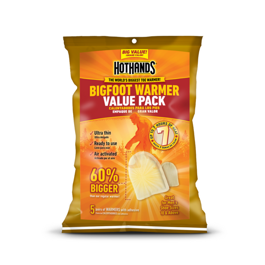 HotHands® Adhesive Bigfoot Toe Warmers | 5 Pair