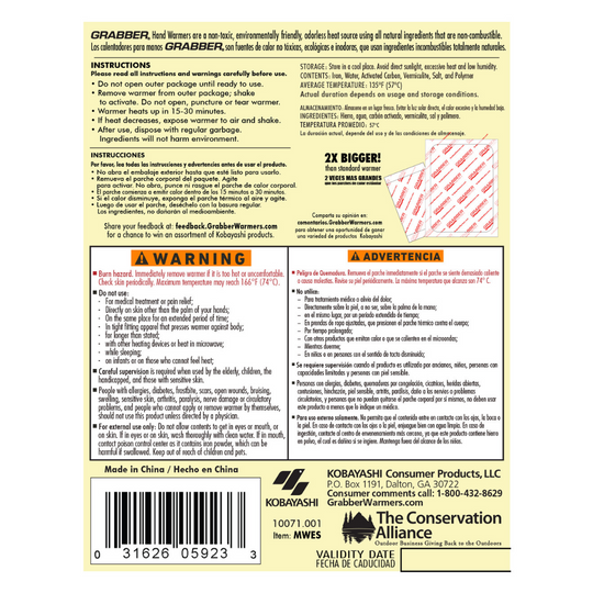 Grabber Warmers 18 Hour Mega Warmers | 30 Pack